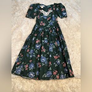 Romance in late 1980’s Classic Jessica McClintock dress
